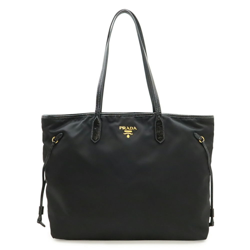 PRADA Black Leather Shoulder Bag - Picture 1 of 8